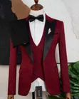 Brand New Mario Casas Suits - Red - 3