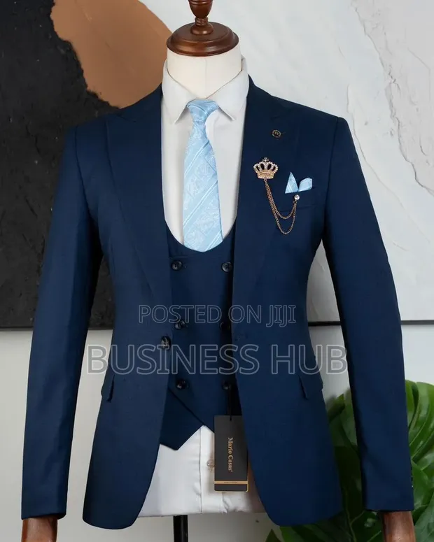 Dark Blue Fashion Suit - 1
