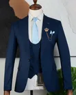 Dark Blue Fashion Suit - 1
