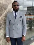 Brand New Grey and Black Suit - 3
