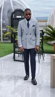 Brand New Grey and Black Suit - 4