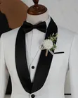 Brand Fashion Suit - White & Black - 1