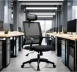 Office Chair with Headrest - 3