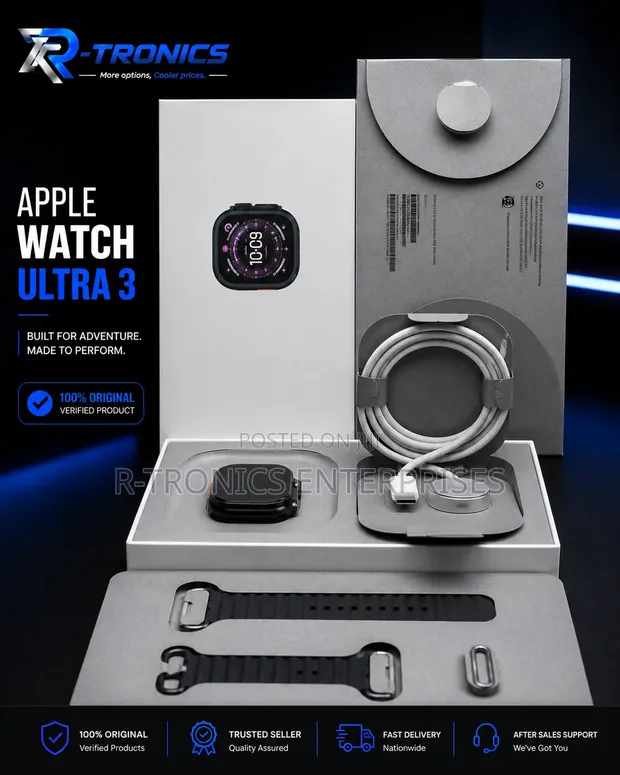 Apple Watch Ultra 3 - Black Titanium - 1