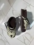 Rick Owens Megalace Mule Granola Brown Suede - 3