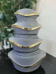 Set ya Vipuri 4 vya Saving Dish - Imetengenezwa India - 1