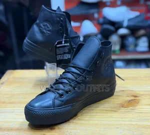 Converse Men's High-Cut Leather Boots/Sneakers