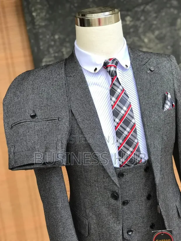 Brand New Marco Lorenzo Grey Fashion Suit - 1