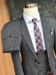 Brand New Marco Lorenzo Grey Fashion Suit - 1
