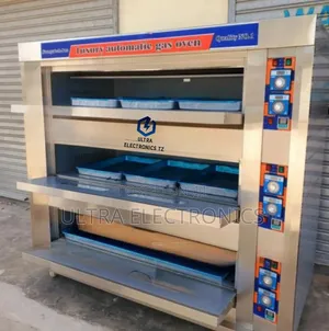 Oveni la Biashara la Gesi la Heavy Duty - 3 Deck, 9 Trays