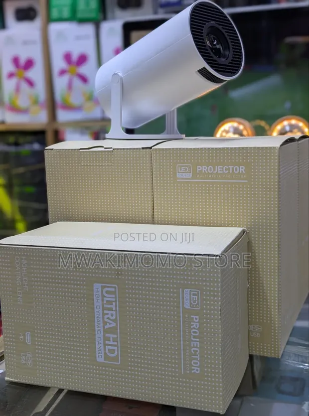 HY300 Pro Smart Portable LED Projector - 1