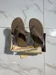 Louis Vuitton Thong Sandals - Embossed Logo - 1