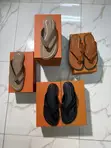 Louis Vuitton Thong Sandals - Embossed Logo - 4
