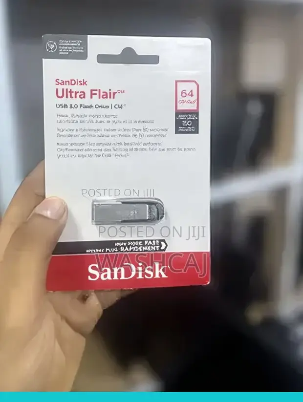 64GB SanDisk Ultra Flair USB 3.0 Flash Drive - 1