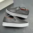 Brand New Leather Slip-On Sneakers - 1