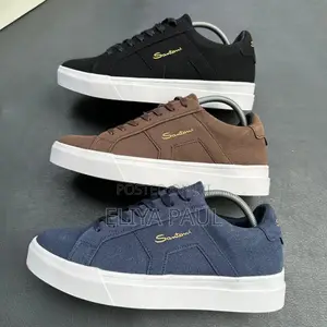Santoni Suede Casual Sneakers