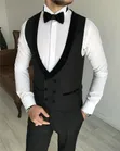 Black Tuxedo Slim Fit Suit - 4
