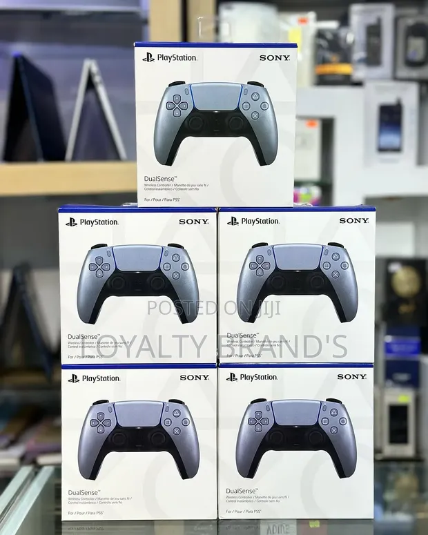 Brand New Silver PlayStation Controller - 1