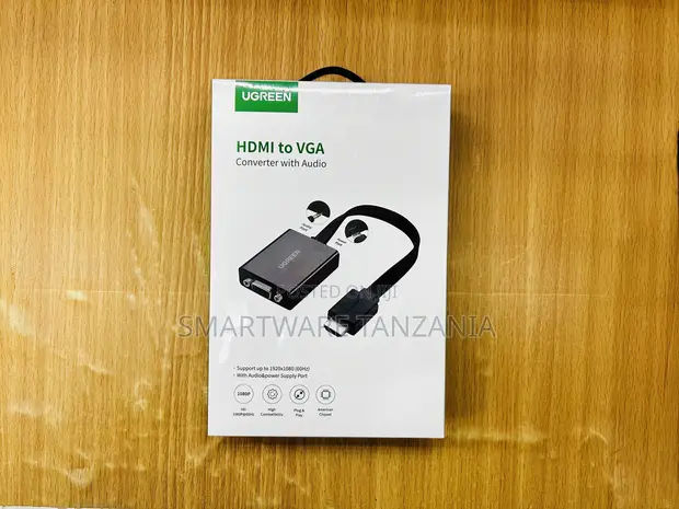 UGREEN HDMI to VGA Converter with Audio, 1080p@60Hz - 1