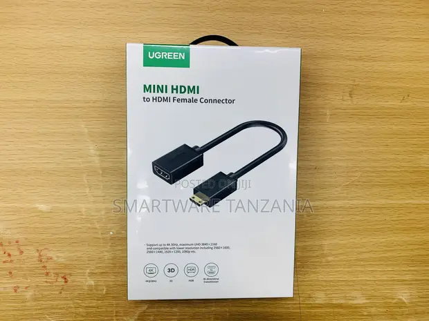 UGREEN Mini HDMI kwenda HDMI Kike Adapter, 4K@30Hz - 1