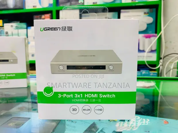 UGREEN 3-Port HDMI Switch 3x1 (4K@30Hz, 3D) - 1