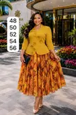 Elegant Two-Piece Midi Dress Set - 1