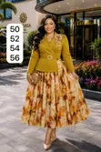 Elegant Two-Piece Midi Dress Set - 2
