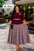 Elegant Two-Piece Midi Dress Set - 3
