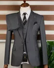 Carlos Cardini Men's Slim Fit Suit - Classic Grey - 1