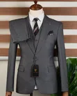 Carlos Cardini Men's Slim Fit Suit - Classic Grey - 2