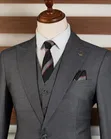 Carlos Cardini Men's Slim Fit Suit - Classic Grey - 4