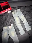 Amiri Slim-Fit Jeans Nyeusi za Denim - 2