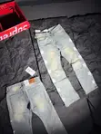 Amiri Slim-Fit Jeans Nyeusi za Denim - 3