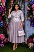 Elegant Office & Event Two-Piece Style Dress - 2