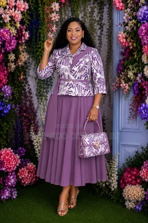 Elegant Office & Event Two-Piece Style Dress
