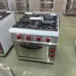4-Burner Commercial Gas Range - 1