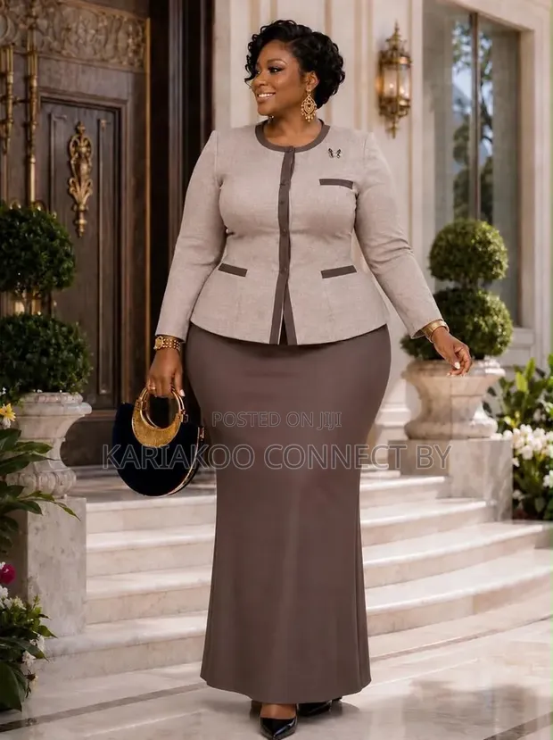 Royal Boss Lady Maxi Suit Set - 1