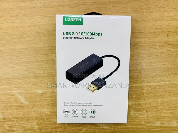 UGREEN USB 2.0 Ethernet Adapter, 10/100Mbps - 1