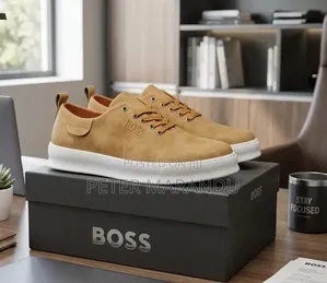 BOSS Premium Suede Sneakers - Brand New