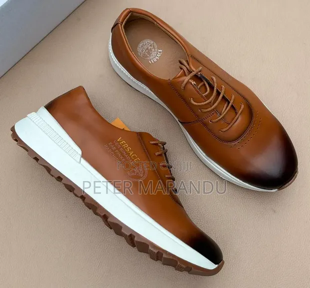 Versace za Wanaume Mpya za Ngozi - 1