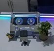 2-in-1 Foldable Laptop Cooling Stand with Phone Holder - 1