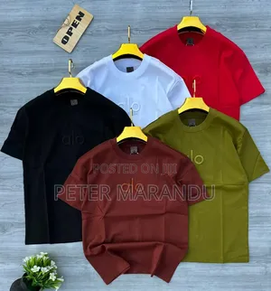 Alo Yoga & Hugo Boss Designer Cotton T-Shirts - New Stock