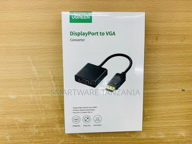 UGREEN DisplayPort kwenda VGA Converter, 1080P 60Hz - 1