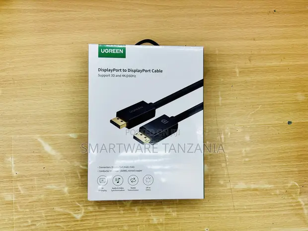 UGREEN DisplayPort to DisplayPort Cable, 4K@60Hz, 2m - 1