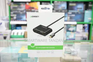 UGREEN Mini DP to HDMI/VGA Converter, Black