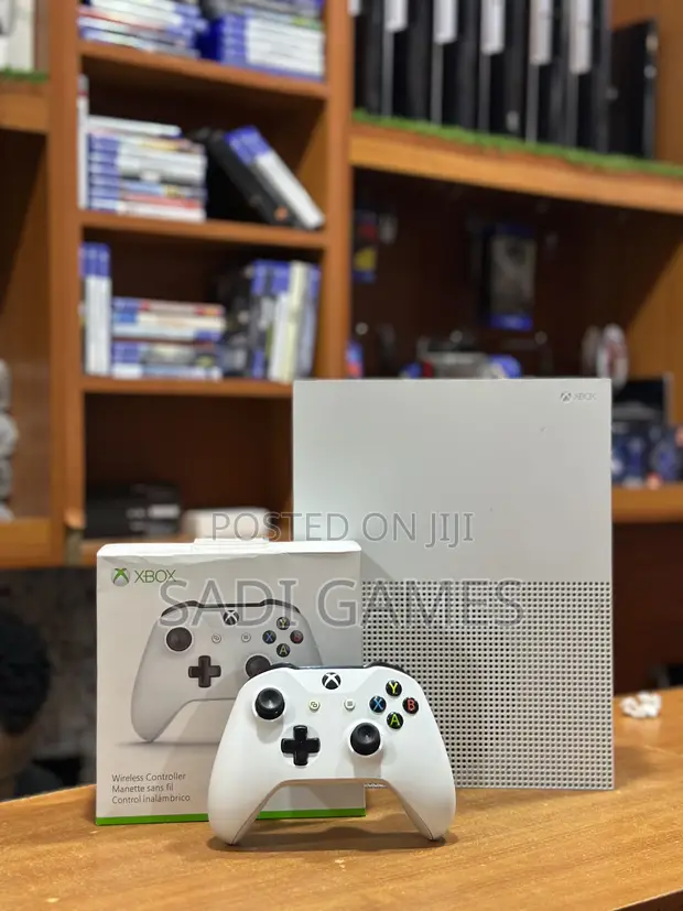 Used Xbox One S 1TB with 2 Controllers & 7 Games - 1
