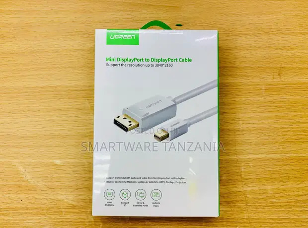 UGREEN Mini DisplayPort to DisplayPort Cable, 4K@60Hz, 2m - 1