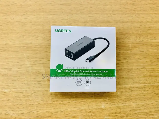 UGREEN USB-C Ethernet Adapter ya Gigabit, 1000Mbps - 1