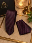 Premium Tie, Pocket Square & Cufflinks Set - 2