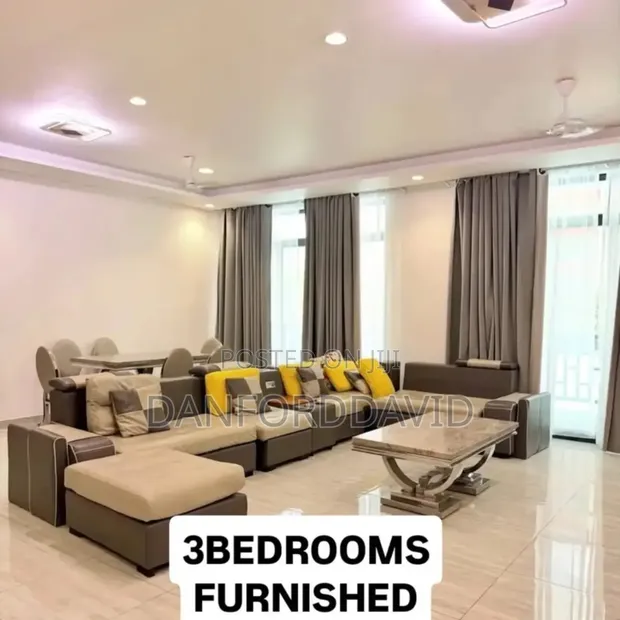 Ghorofa ya Vyumba 3 vya Kulala, Imejengwa Samani, Mikocheni - Kahwa Real Estate - 1